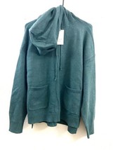 NWT A New Day Women s Long Sleeve Pockets Hoodies, Teal, L - £15.71 GBP