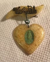 Old Resin Virgin Mary Pin - $5.99