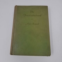 Ayn Rand The Fountainhead 1943 1st Edition/2nd State Bobbs-Merrill W/All... - £36.62 GBP