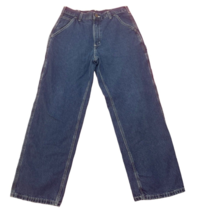 Carhartt Mens Dungaree Fit Jeans Carpenter Medium Wash Size 32x30 - £24.77 GBP