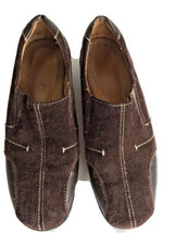 Natural Soul by Naturalizer Francis Shoes Womens 6M Brown Suede Slip On Mocs - £13.23 GBP