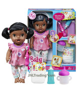 Year 2013 Baby Alive 12 Inch Doll Set - African American BRUSHY BRUSHY BABY - £63.19 GBP