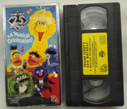 VHS Sesame Street&#39;s 25th Birthday: A Musical Celebration (VHS, 1992, Slipsleeve) - £8.69 GBP