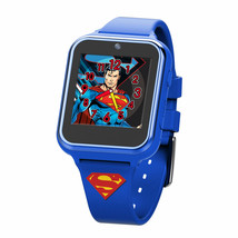 Superman Symbol Accutime Interactive Kids Watch Blue - £36.94 GBP