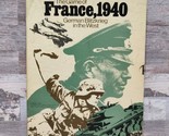 FRANCE 1940 GERMAN BLITZKRIEG War Board Game Incomplete Avalon Hill 1st ... - £15.78 GBP