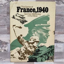 France 1940 German Blitzkrieg War Board Game Incomplete Avalon Hill 1st Ed 1972 - $19.79