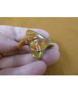 (y-bir-ea-58) baby yellow Eagle soapstone Gemstone gem CARVING PERU love... - $12.33 CAD