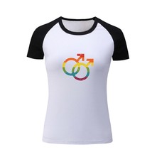 Rainbow Boy Best Friends Logo Womens Girl T-Shirts Casual Print Tops Graphic Tee - £12.90 GBP