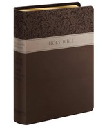 KJV Large Print Wide Margin Bible (Imitation Leather, Brown, Red Letter)... - $111.48 CAD