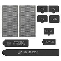 Dustproof Filter Cover Net &amp; Silicone Dust Plugs Kit For Xbox Series X/S Console - £14.92 GBP