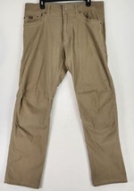Kuhl Pants Mens 36 X 32 Brown Khaki Revovlr Dadcore Distressed Grunge Workwear - £51.43 GBP