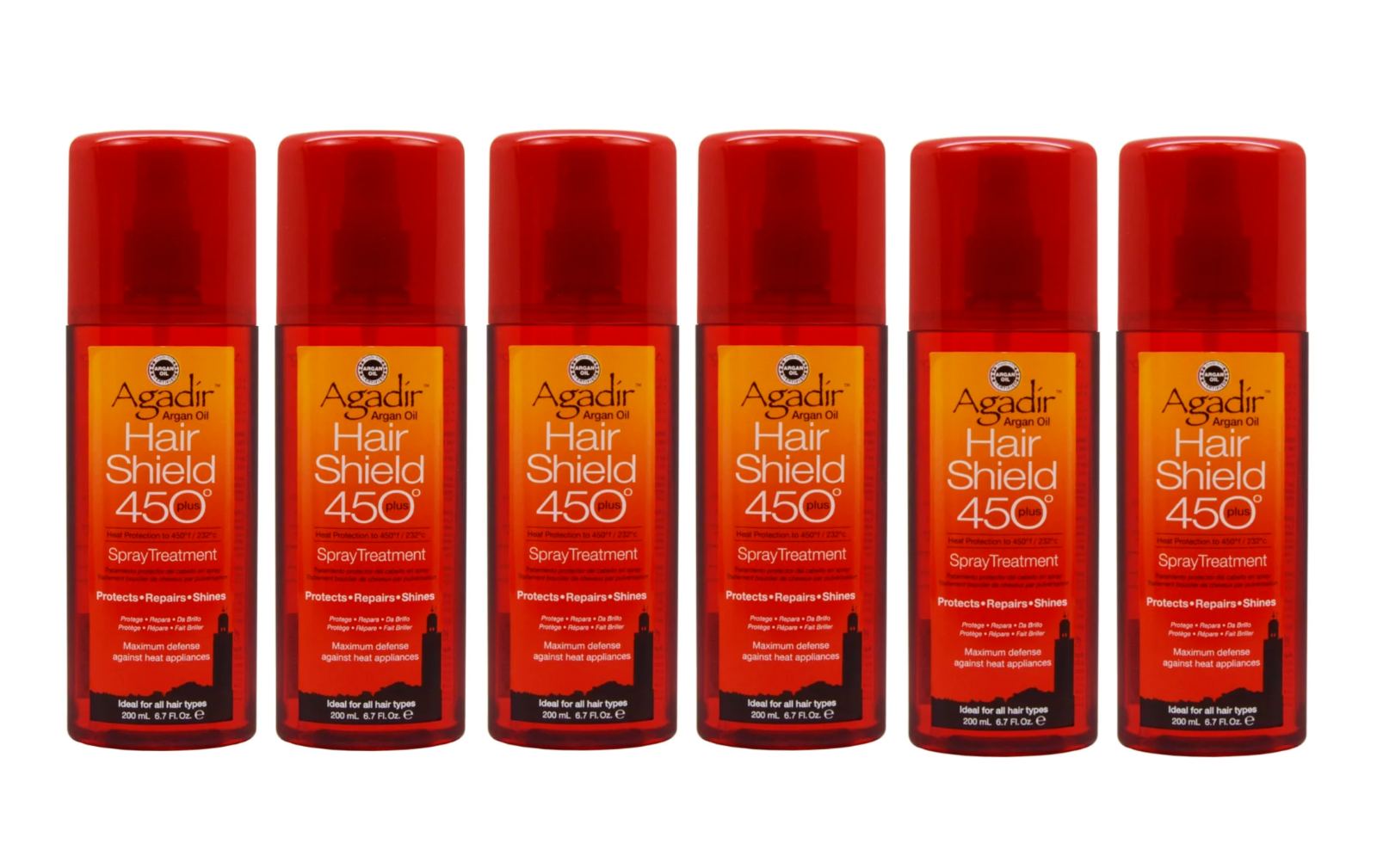 Agadir Argan Oil Hair Shield 450 Plus Spray Treatment, 6.7 fl. oz. (Pack of 6) - $98.84