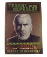 2015 Topps Star Wars Chrome Perspectives Jedi vs. Sith Fugitives Insert # 3 - $73.64 MXN