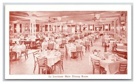 La Louisiane Main Dining Room New Orleans Louisiana LA UNP Chrome Postcard Y8 - £2.28 GBP