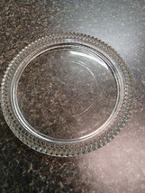 Clear Glass Charger 7” Plate with Beaded Rim - £15.31 GBP