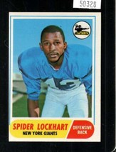 1968 TOPPS #83 SPIDER LOCKHART VGEX NY GIANTS *X50328 - £2.15 GBP