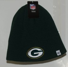 47 Brand NFL Licensed Green Bay Packers Dark Green Winter Cap image 1