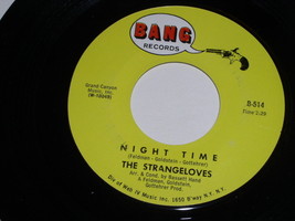 The Strangeloves Night Time Rhythm Of Love 45 Rpm Record Juke Box Strip Bang - £67.93 GBP