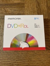 Memorex DVD-R 8.5 GB 5 Pack - £33.39 GBP