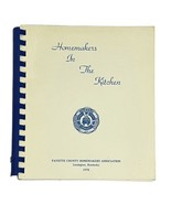 Vtg 1970&#39;s Lexington Kentucky Fayette County Homemakers Cookbook Recipes - $11.40