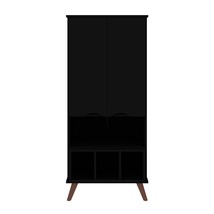 Hampton 26.77 Display Cabinet in Black - £325.39 GBP