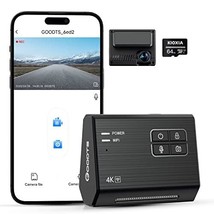 4K Dash Cam Front, GOODTS Car Camera 2160P with WiFi, Dash Camera for Ca... - £35.04 GBP