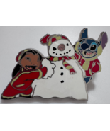 Disney STITCH Snowman Lilo &amp; Stitch 2015 Starter Pin #108242 AP - $573.53 MXN