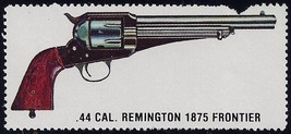 Remington 1875 Frontier .44 Cal. Revolver/Guns Cinderella / Poster Stamp Mint NH - £10.38 GBP