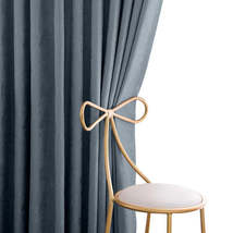 Anyhouz Curtain 250cm Grey Plain Blackout Curtains for Living Room Bedroom Curta - £138.39 GBP