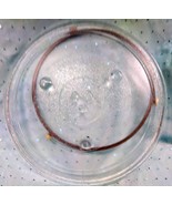 Glass 12in Diameter Microwave Plate Y32 With Roller Ring - $15.95