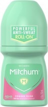 Mitchum for Women Roll On, Anti-Perspirant &amp; Deodorant, Powder Fresh, 1.7 Oz (Pa - £33.56 GBP