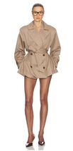 2026 NEW AUTH Helsa Short Bubble Hem Trench in Mid Length $538 - $265.00