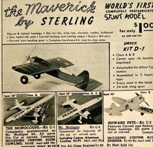 1949 Aviation Maverick Sterling Model Airplane Advertisement Philadelphia - $19.99