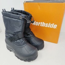 Northside Kid&#39;s Boots Sz 2 Frosty Polar Reflective 25F Black 911312K001 - £20.72 GBP