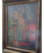 The Old King LITHOGRAPH PAPER ON BOARD Artist GEORGES ROUAULT c1937 - £275.96 GBP