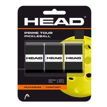 HEAD Prime Tour Pickleball Overgrip 3 Pack, Black - $11.99
