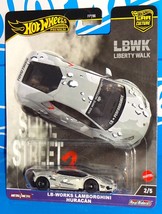 Hot Wheels 2024 Slide Street 2 LB-Works Lamborghini Huracan Gray Liberty Walk - £8.97 GBP