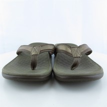 Vionic Women Flip Flop Shoes TIDE 2 Bronze Synthetic Slip On Size 7 Medium - £23.29 GBP