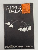 1983 Souvenir Program McCarter Theatre Company A Delicate Balance - £14.81 GBP