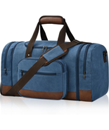 Canvas Duffle Bag: Travel Essentials, Blue - £46.91 GBP