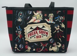 Hot Chocolate Design &quot;Freak Show&quot; Purse - Novelty Circus Charactes HCD Tote - $106.92