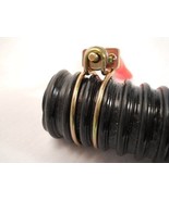 Metric Ribbed Black Pond Hose with Hose Clamps 2&quot; (50mm), 16 Ft (5m) Roll - $69.25