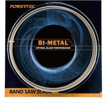 Powertec 70-1/2 Inch Bi-Metal Bandsaw Blades, 1/2&quot; X 14 Tpi Non-Ferrous,... - $20.98