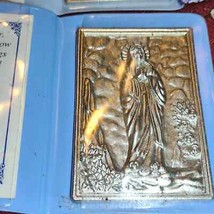 Beautiful religious lot w/Mother Mary prayer cards~necklace~2 pair of earrings - £24.07 GBP
