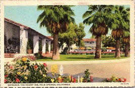 Entrance The Desert Inn Palm Springs CA Postcard PC112 - £3.98 GBP