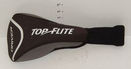 Top Flite Golf Club driver head cover black White - $14.80