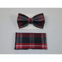 Men's Fancy Bow Tie/Hankie Set By J.Valintin Soft Microfiber Silky JVBT-26 image 2