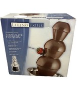 Living Home Stainless Steel Chocolate Fountain 9801B - $1,215.10 MXN