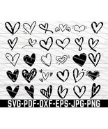 Heart Svg Bundle, Hearts Svg, Love Svg, Valentine Days Svg, Heart Cut Fi... - $1.99