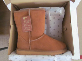 Kemi Bella Women's Suede Winter Boots Tan / Chestnut Size 8 - £37.73 GBP
